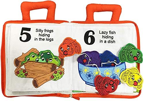 Personalized Count Seek Quiet Book for Toddlers
