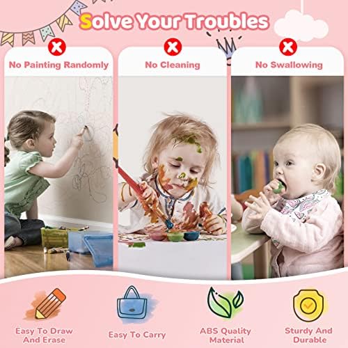 Kikidex Magnetic Drawing Board for Toddlers 1-3 Years Old