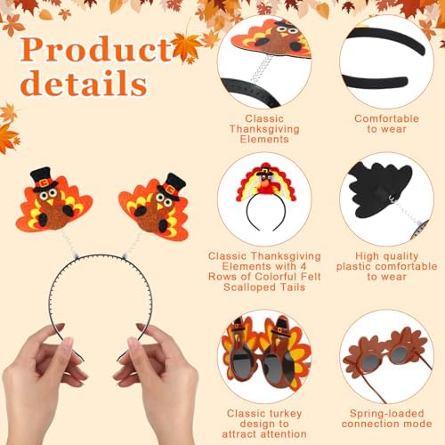XunYee Thanksgiving Turkey Cosplay Set 24 Pcs