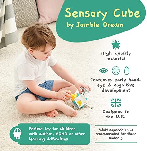 Jumble Dream Busy Cube Sensory Toy for Toddlers