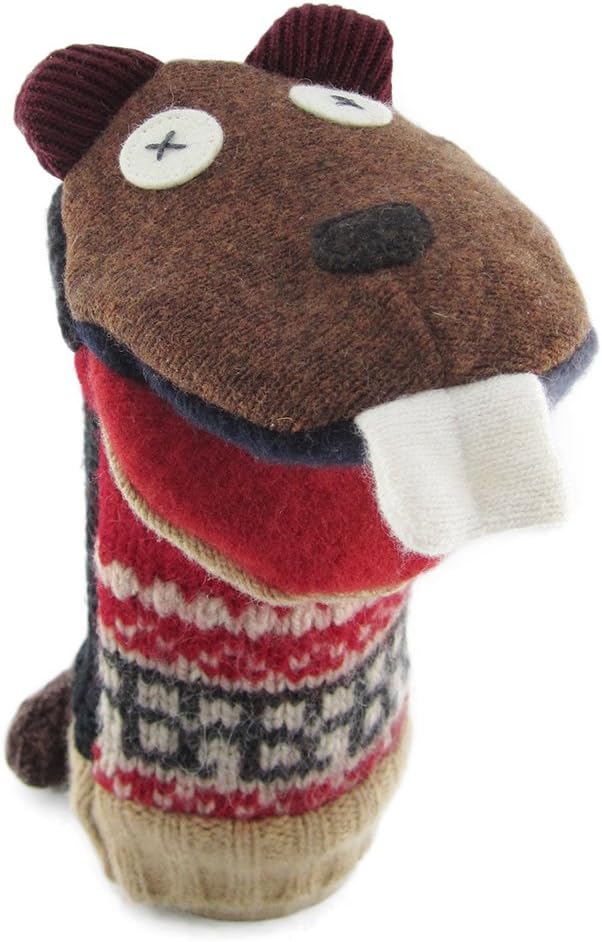 Cate Levi Handmade Beaver Puppet for Kids and Adults