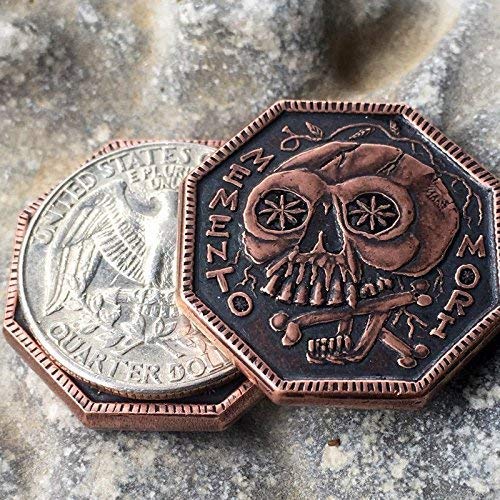 Memento Mori Copper Reminder Coin - 1 Inch
