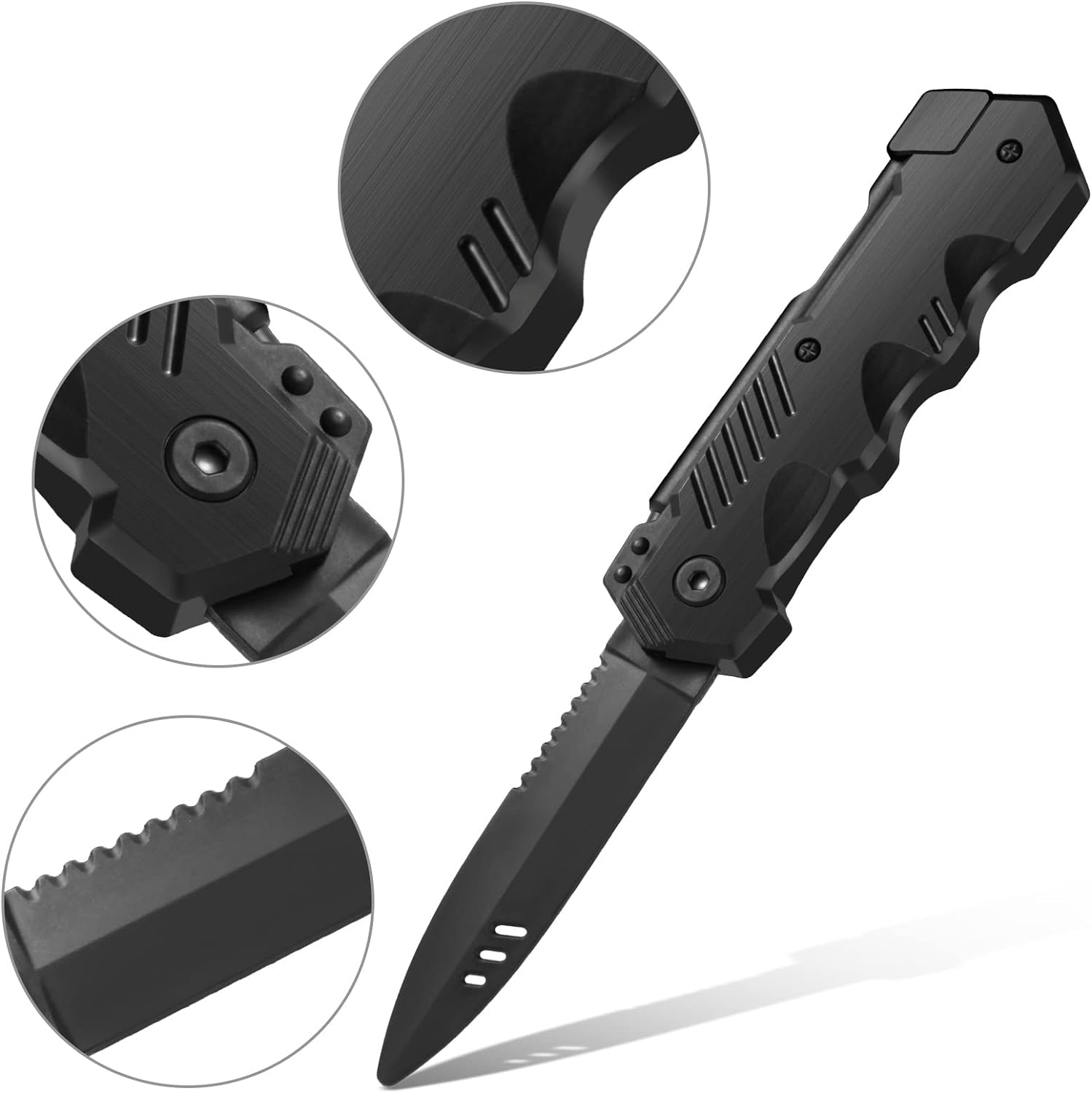 9 Pack Retractable Fake Knife Halloween Props Set