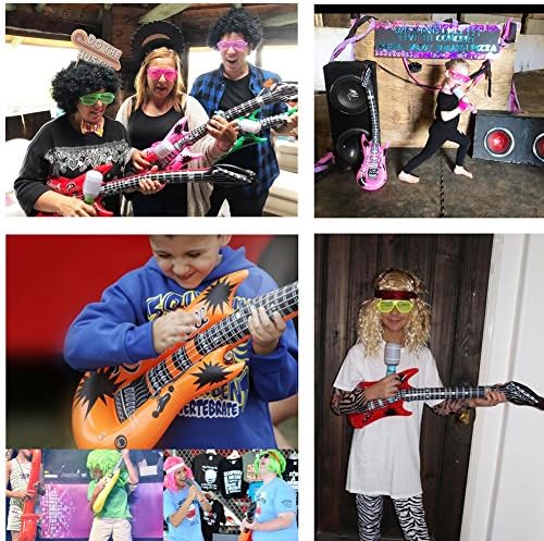 OuMuaMua Rock Star Inflatable Party Set 18 Pieces