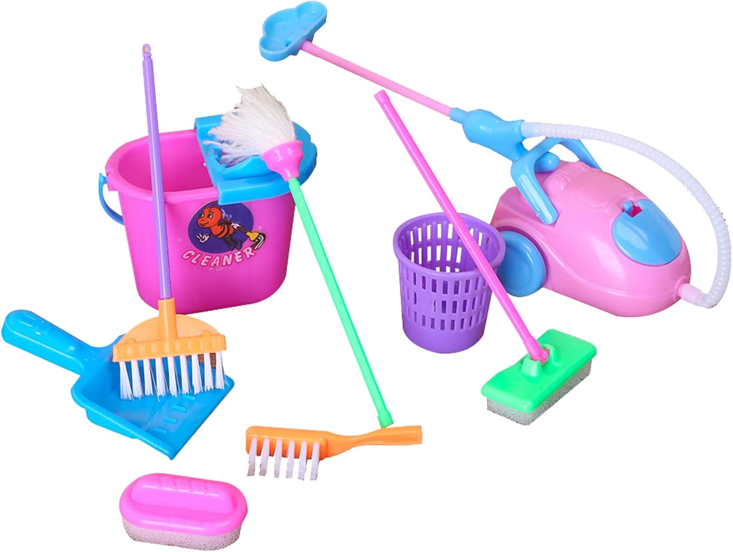 E-TING Miniature Cleaning Set for Dollhouse
