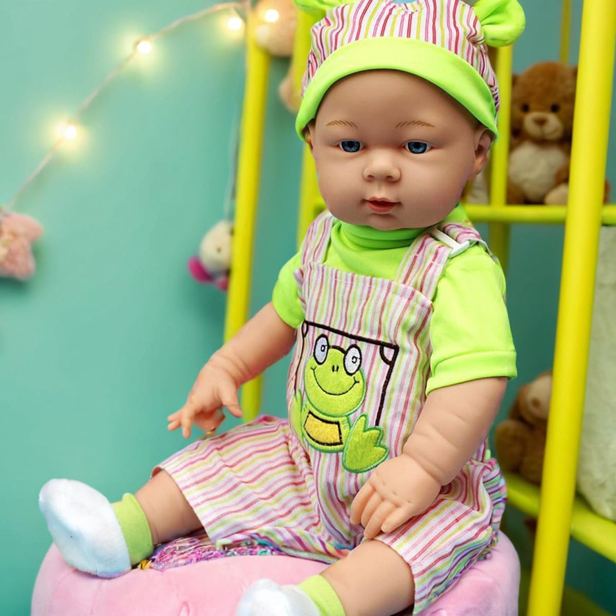 Fervorral Reborn Baby Doll 3 Piece Clothing Set