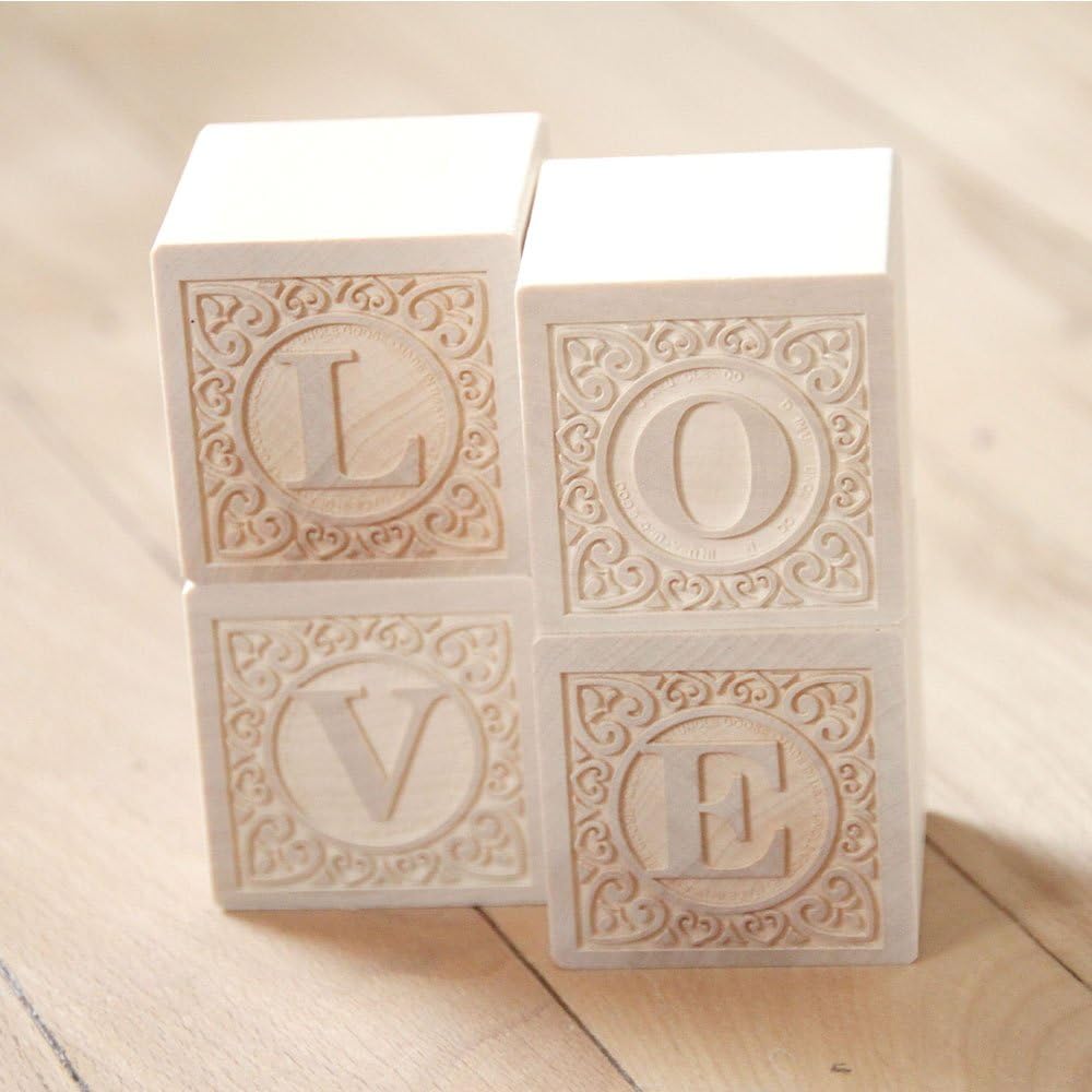 Uncle Goose Uppercase Alphablank Stacking Blocks