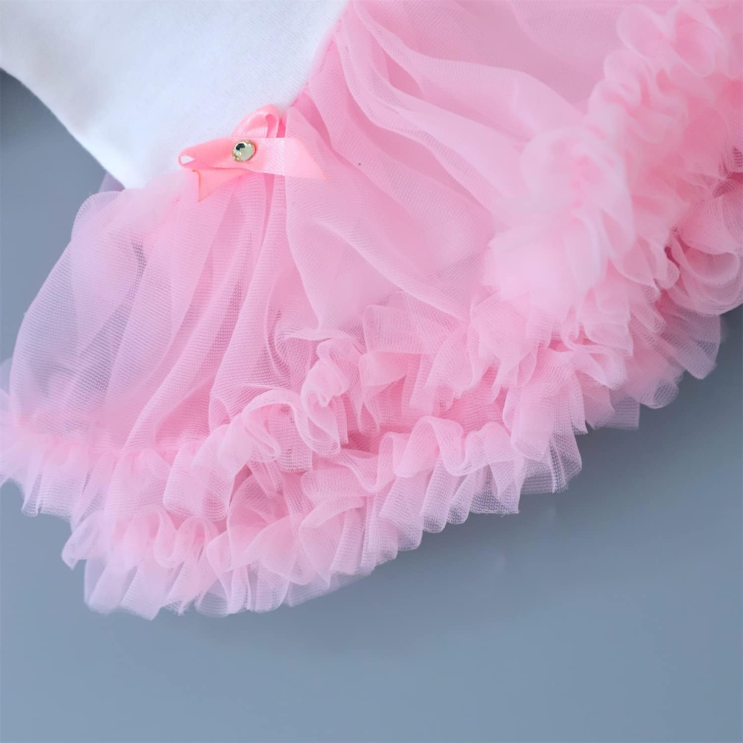 MAIHAO Reborn Baby Doll Pink Crown Dress