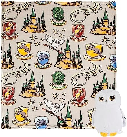 Northwest Hedwig Hugger Pillow Throw Blanket Set