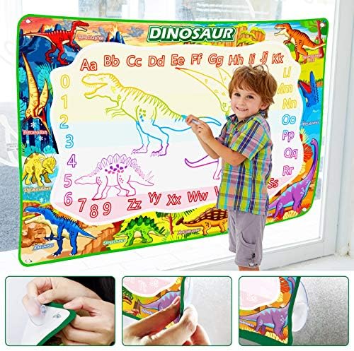 Jasonwell Dinosaur Water Doodle Mat 60x40 Inches
