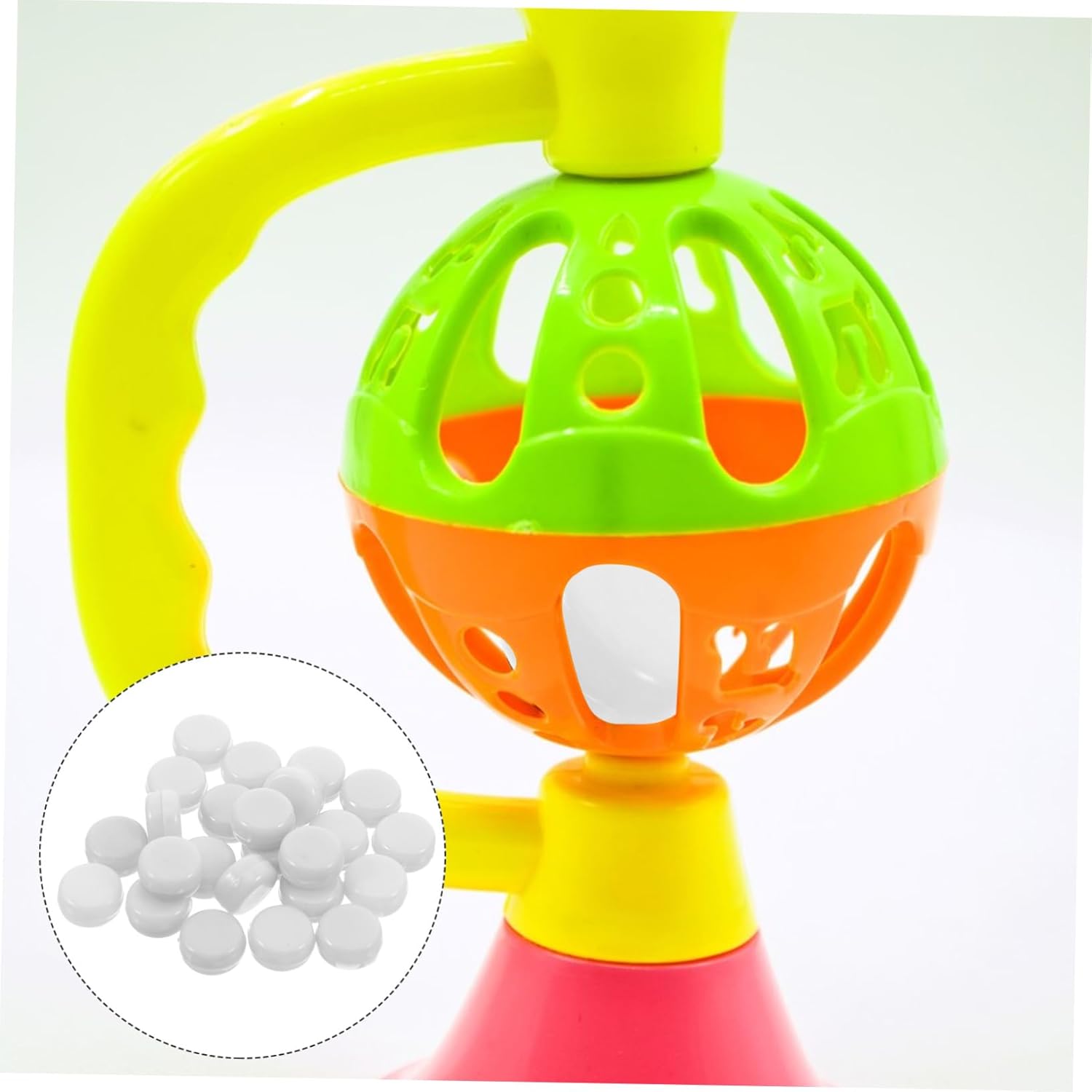 UPKOCH Compact Rattle Box Toy Inserts 50pcs for Dolls Puppets