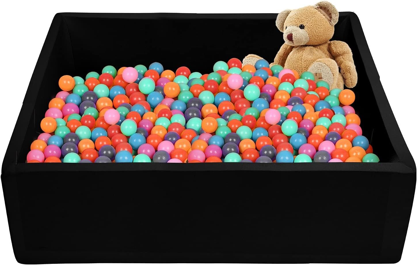 TRENDBOX Extra Large Foam Ball Pit - Black