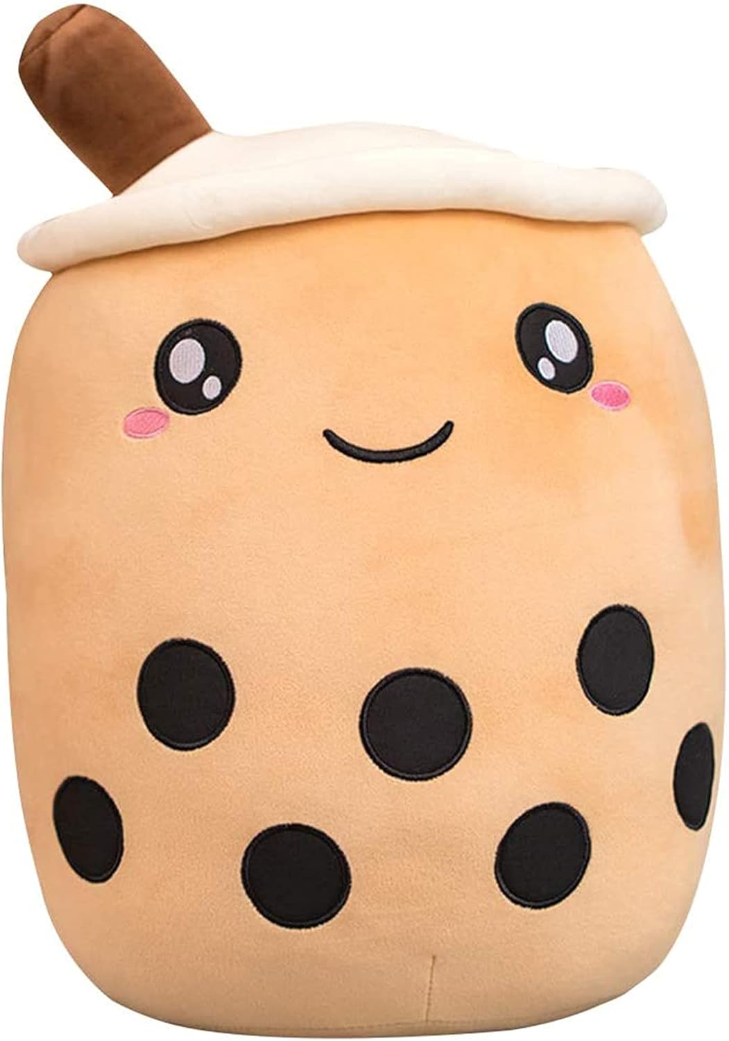 Cute Boba Plush Pillow for Kids Soft Hugging Stuffed Toy