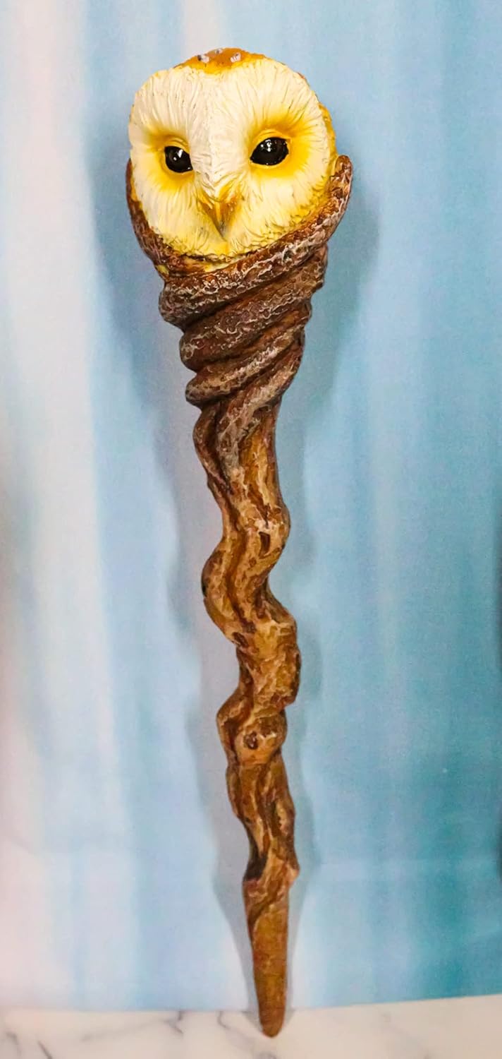 Ebros Magic Wand Wise Owl Of Artemis Decorative Prop