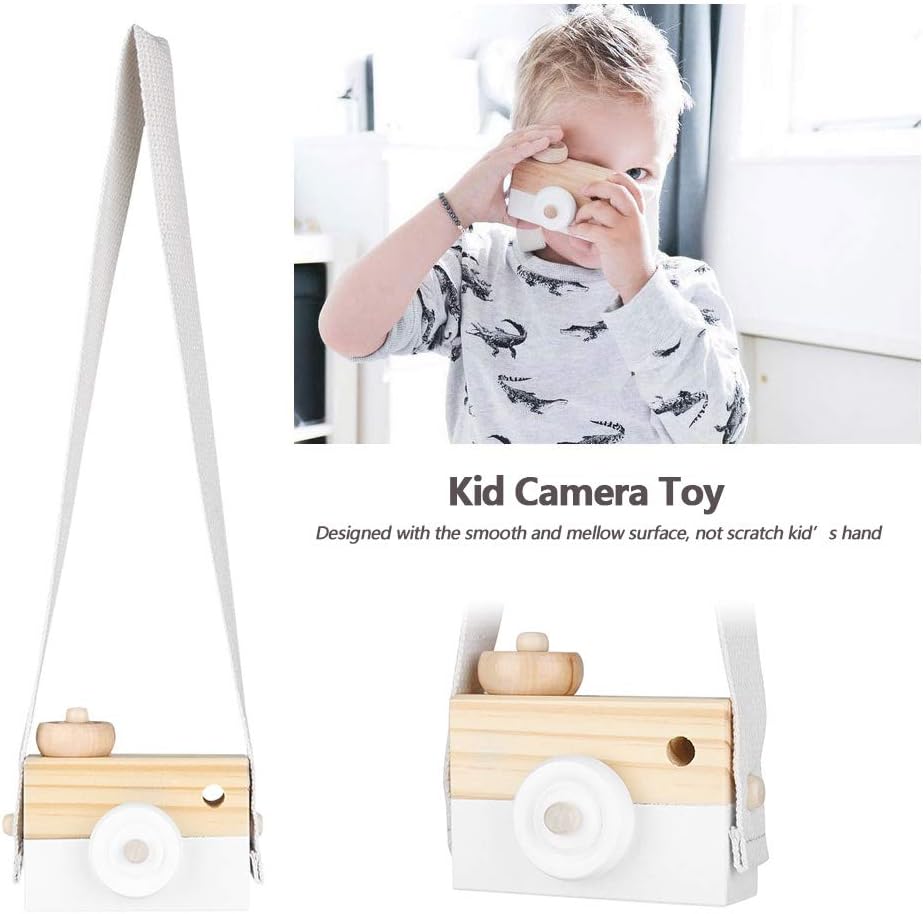 Mini Wooden Camera Toy for Kids Baby Learning