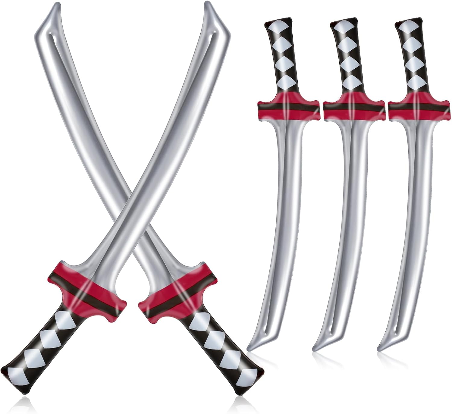 Whaline Inflatable Ninja Samurai Sword Toy Set