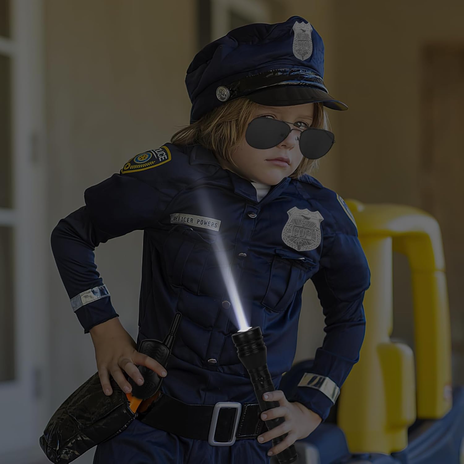 3 Otters Police Pretend Play Toy Set 9PCS