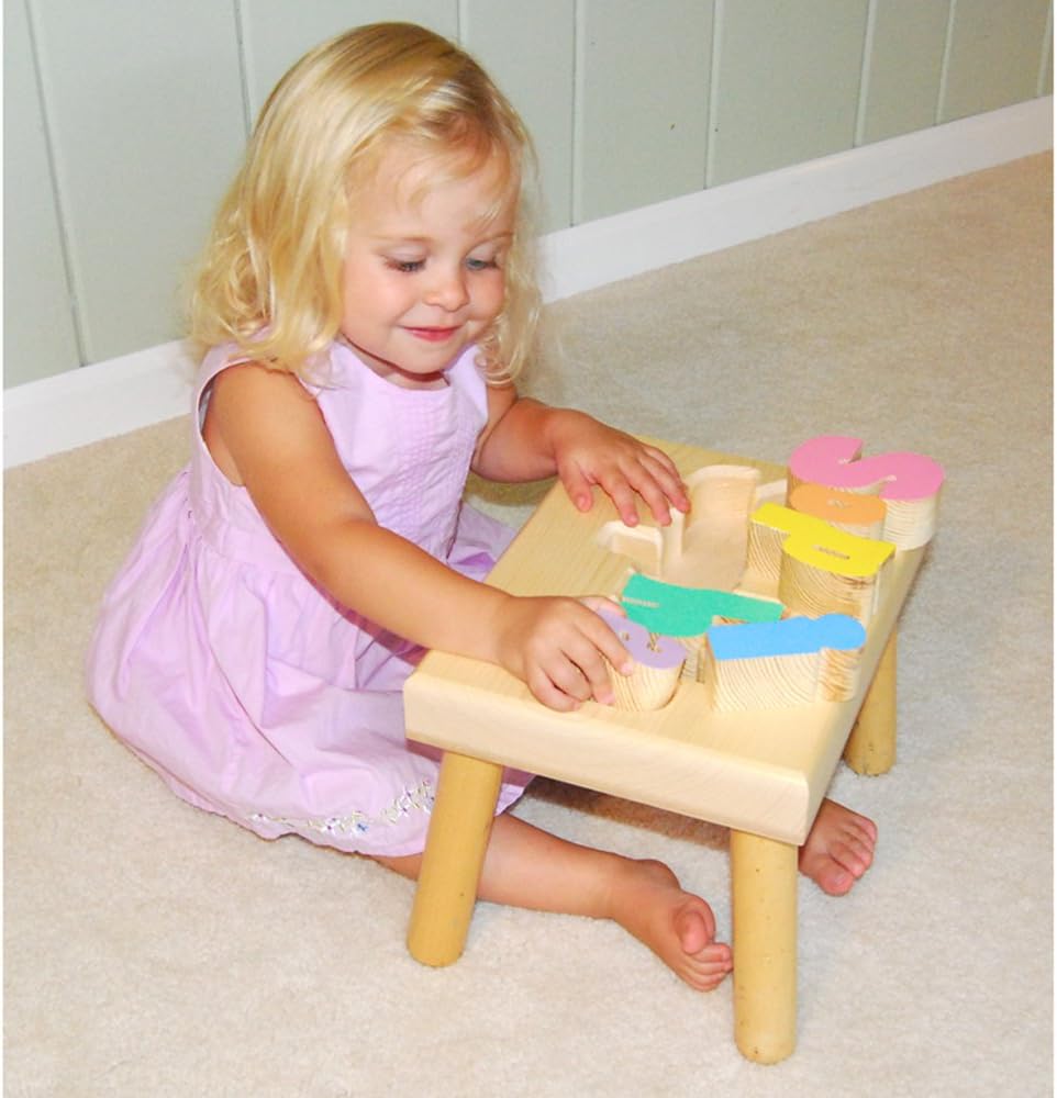 Damhorst Toys Personalized Name Puzzle Stool