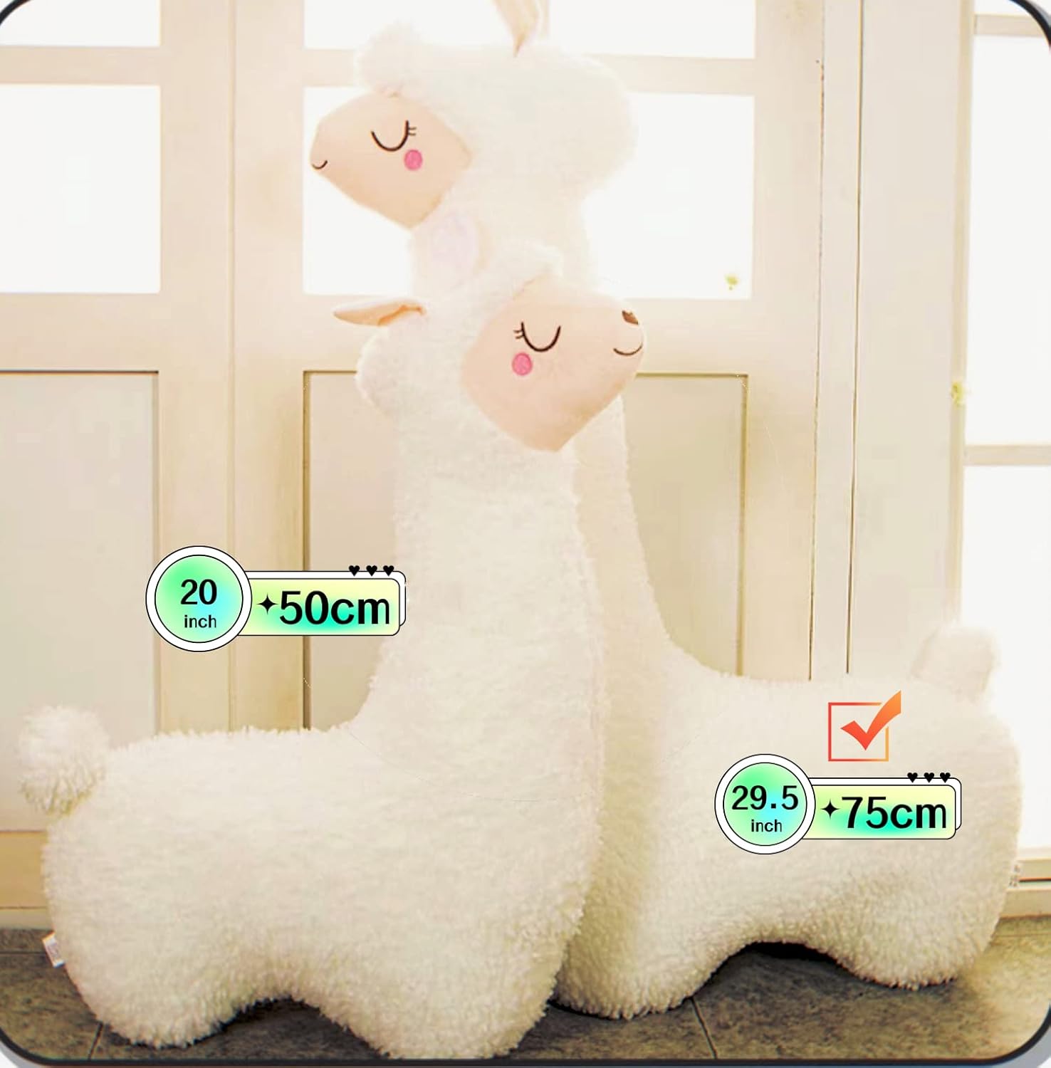 Ryttir Ultra Soft Llama Plush Pillow - 295 Long