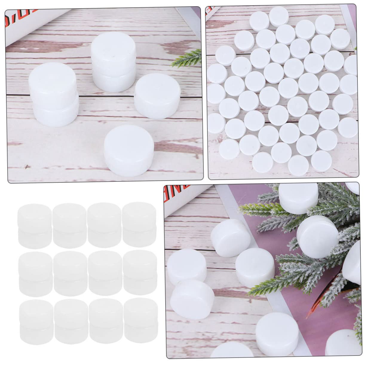 SUPVOX 50Pcs Plastic Rattle Box Insert for DIY Noise Makers 1