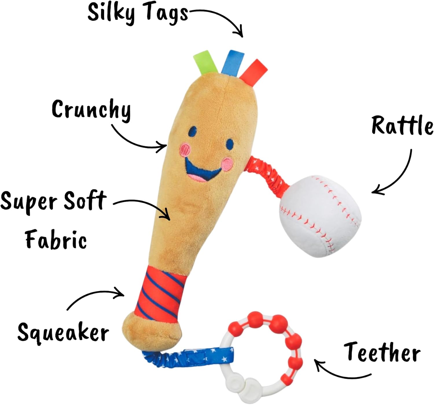 Little Sport Star Newborn Baseball Toy