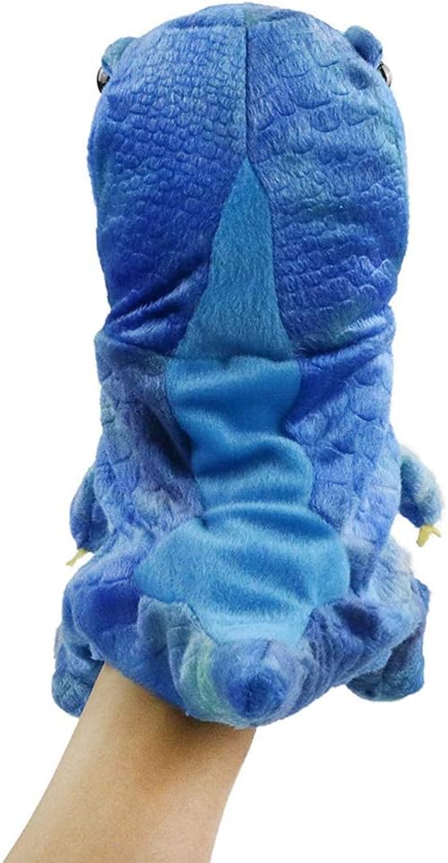 HooYiiok Plush Dinosaur Hand Puppet for Kids 11 Inches