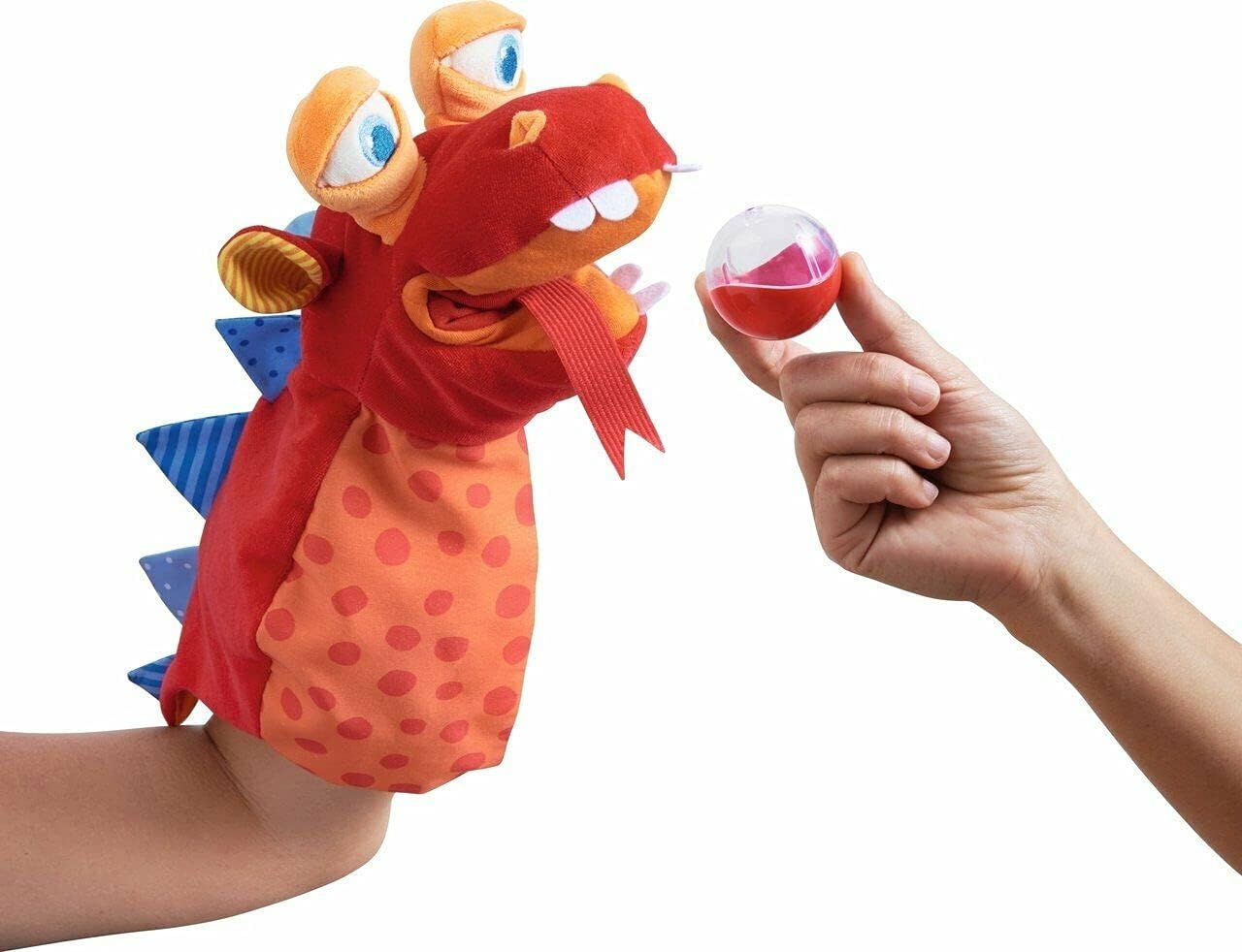 HABA Eat It Up Dragon Hand Puppet for Kids
