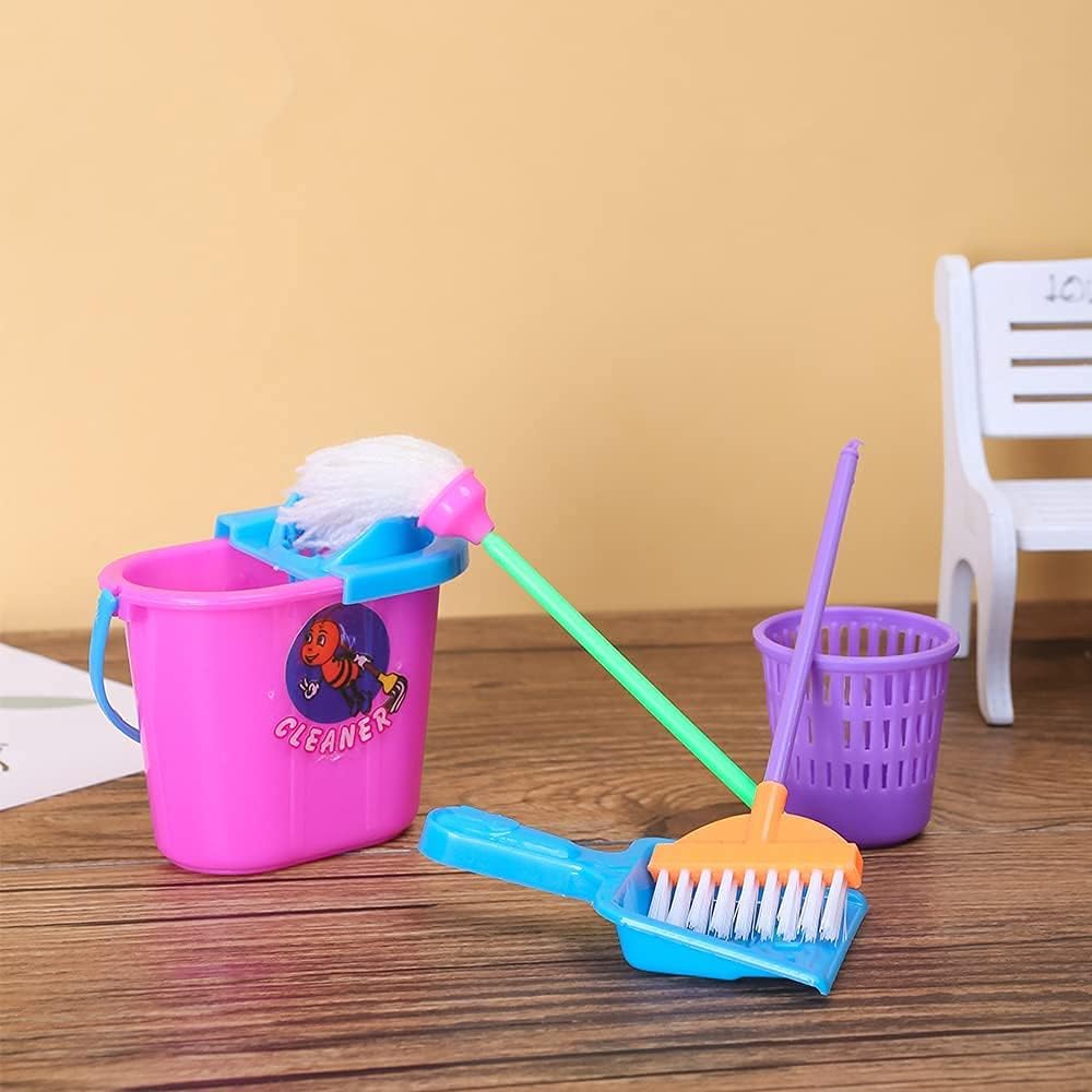 E-TING Miniature Cleaning Set for Dollhouse