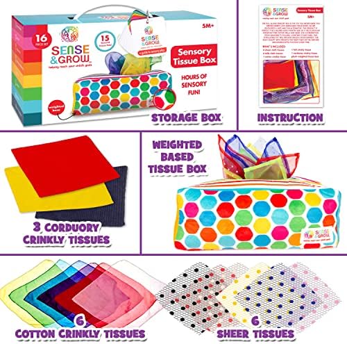 Creative Kids Sensory Pull Along Tissue Box for 6-12 Months