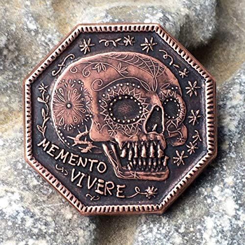 Memento Mori Copper Reminder Coin - 1 Inch