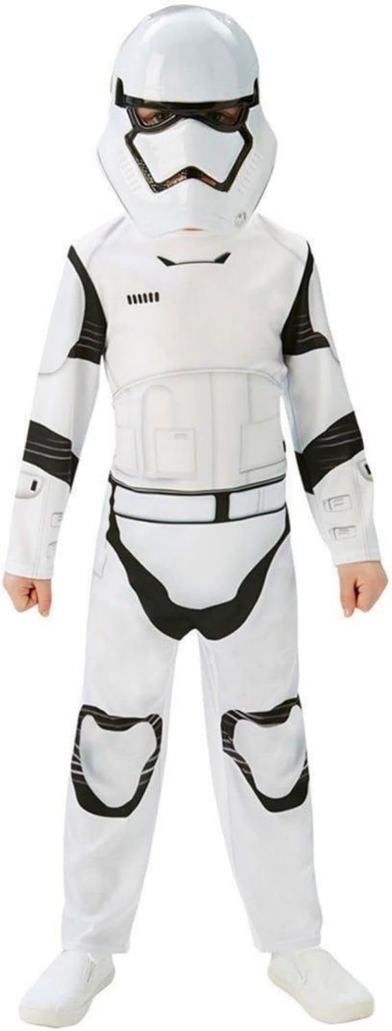 Storm Trooper Kids Costume Jumpsuit Helmet Set