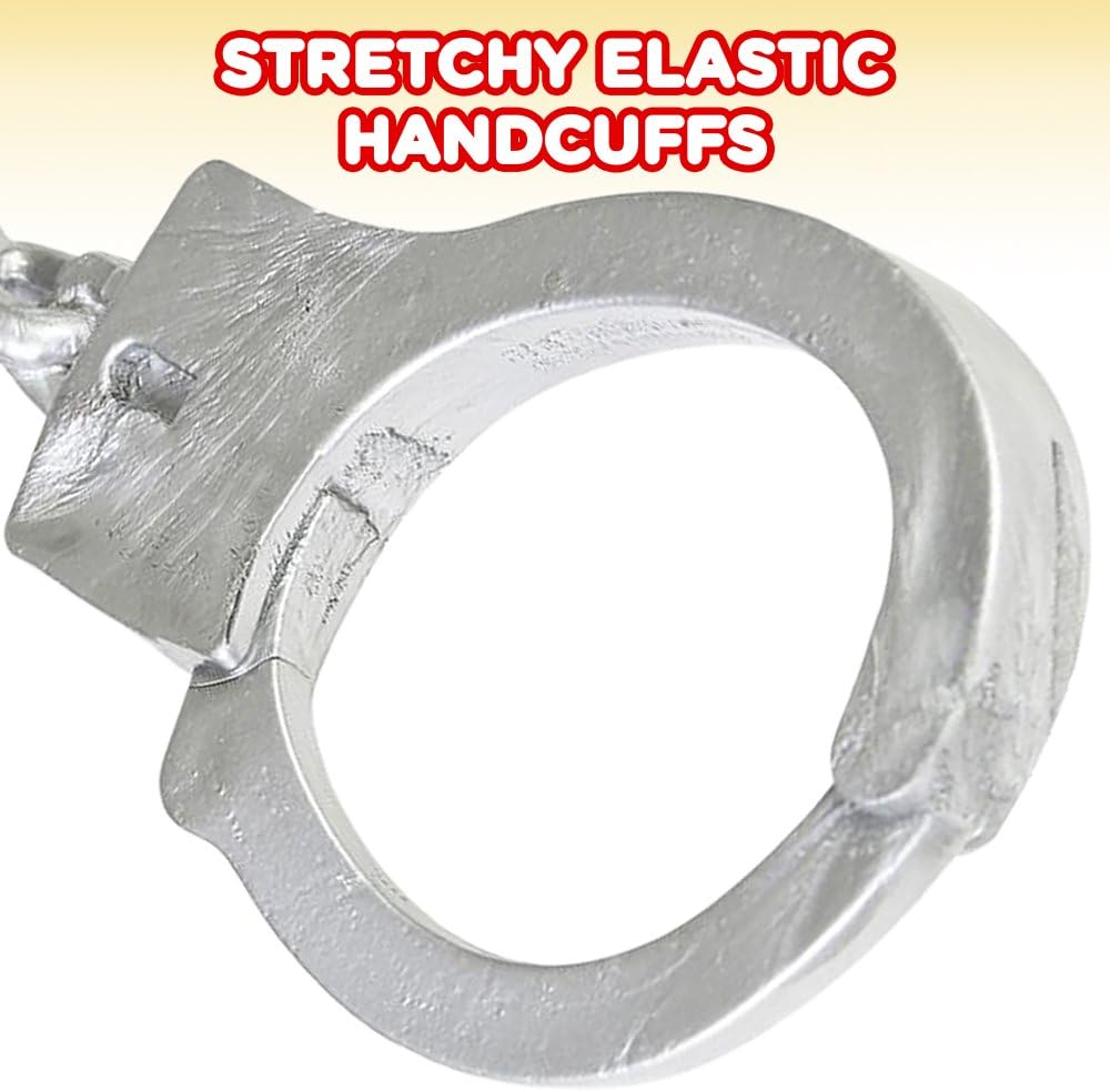 ArtCreativity 105 Inch Stretchy Handcuffs - Pack of 2