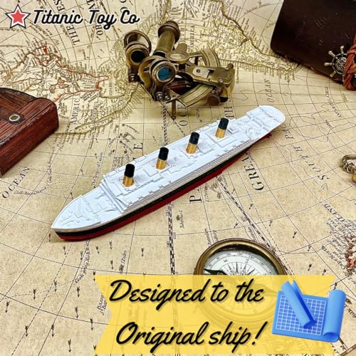 Titanic Bath Boat Toy - 8 Inch Historically Accurate Replica