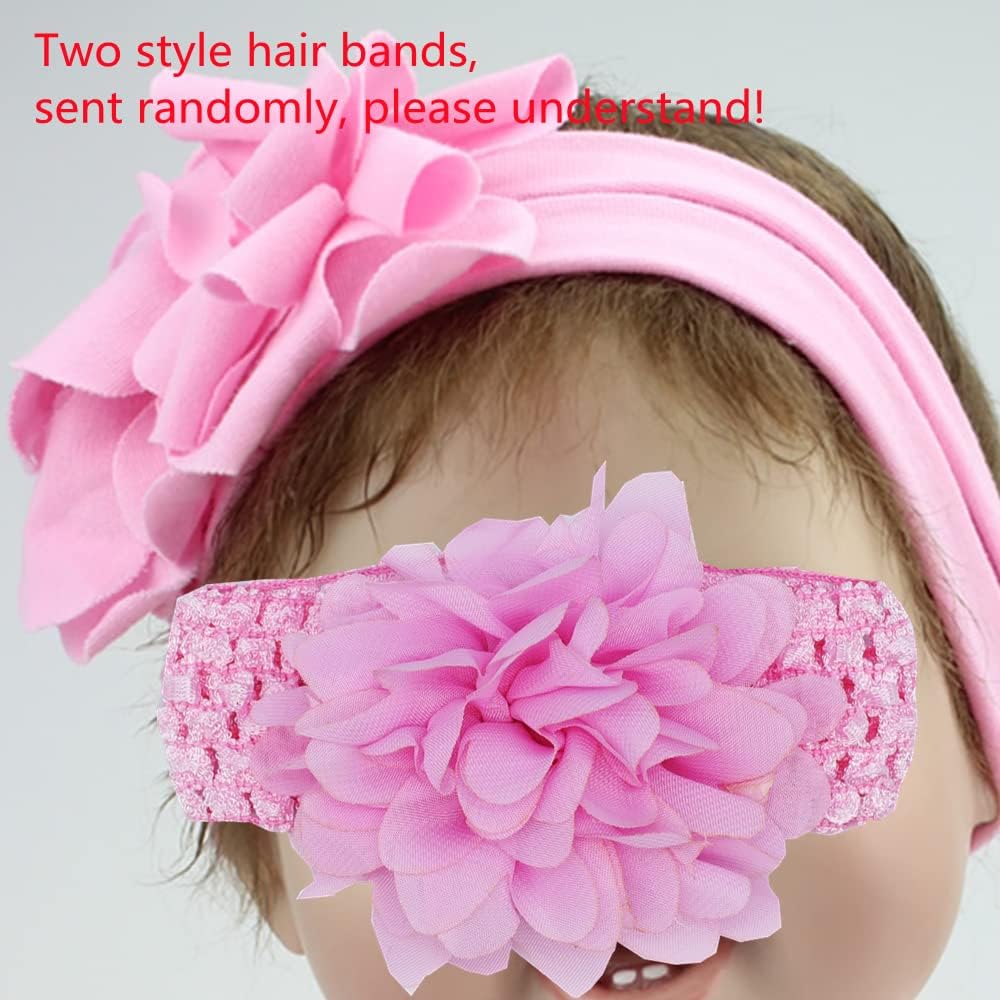 MAIHAO Reborn Baby Doll Pink Crown Dress
