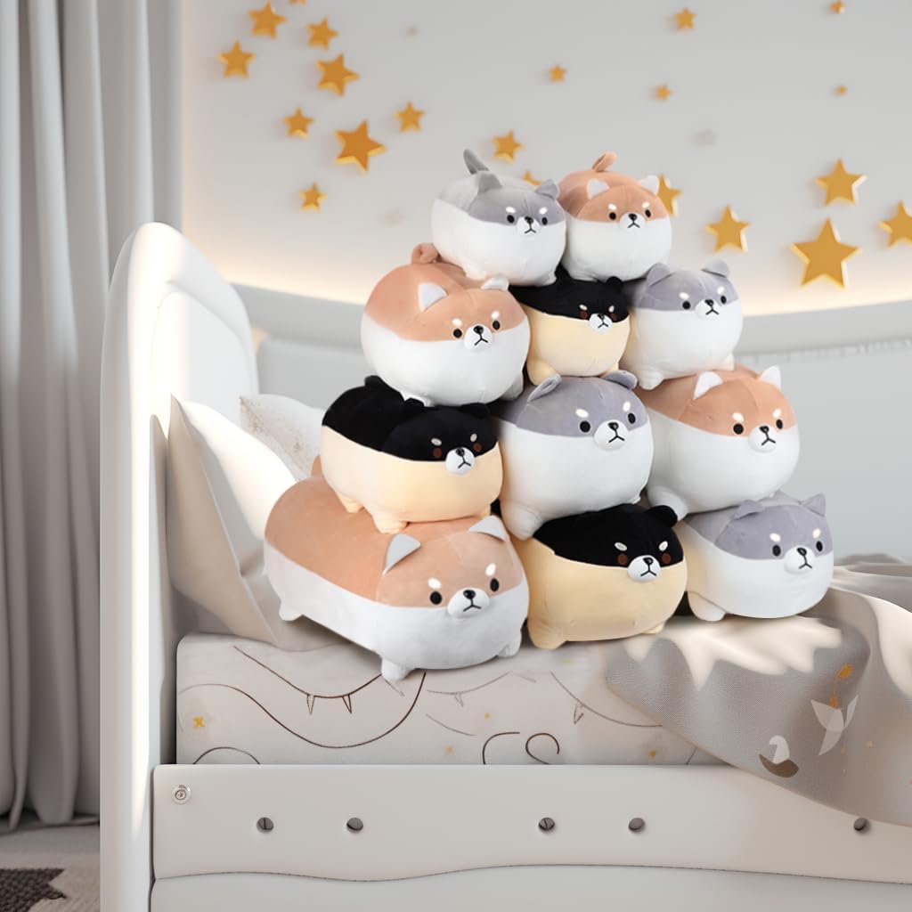 AFAN Shiba Inu Plush Pillow Kawaii Corgi Dog Toy