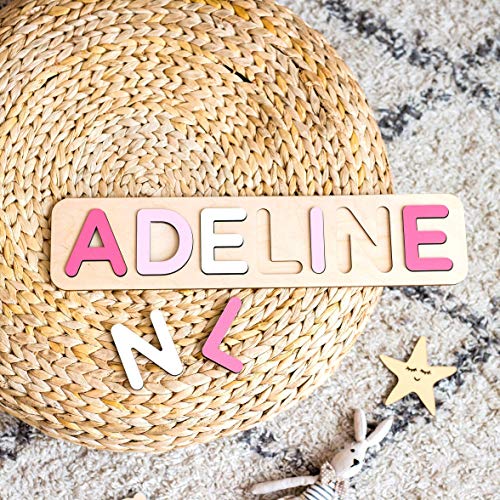 Personalized Wooden Name Puzzle for Kids 1