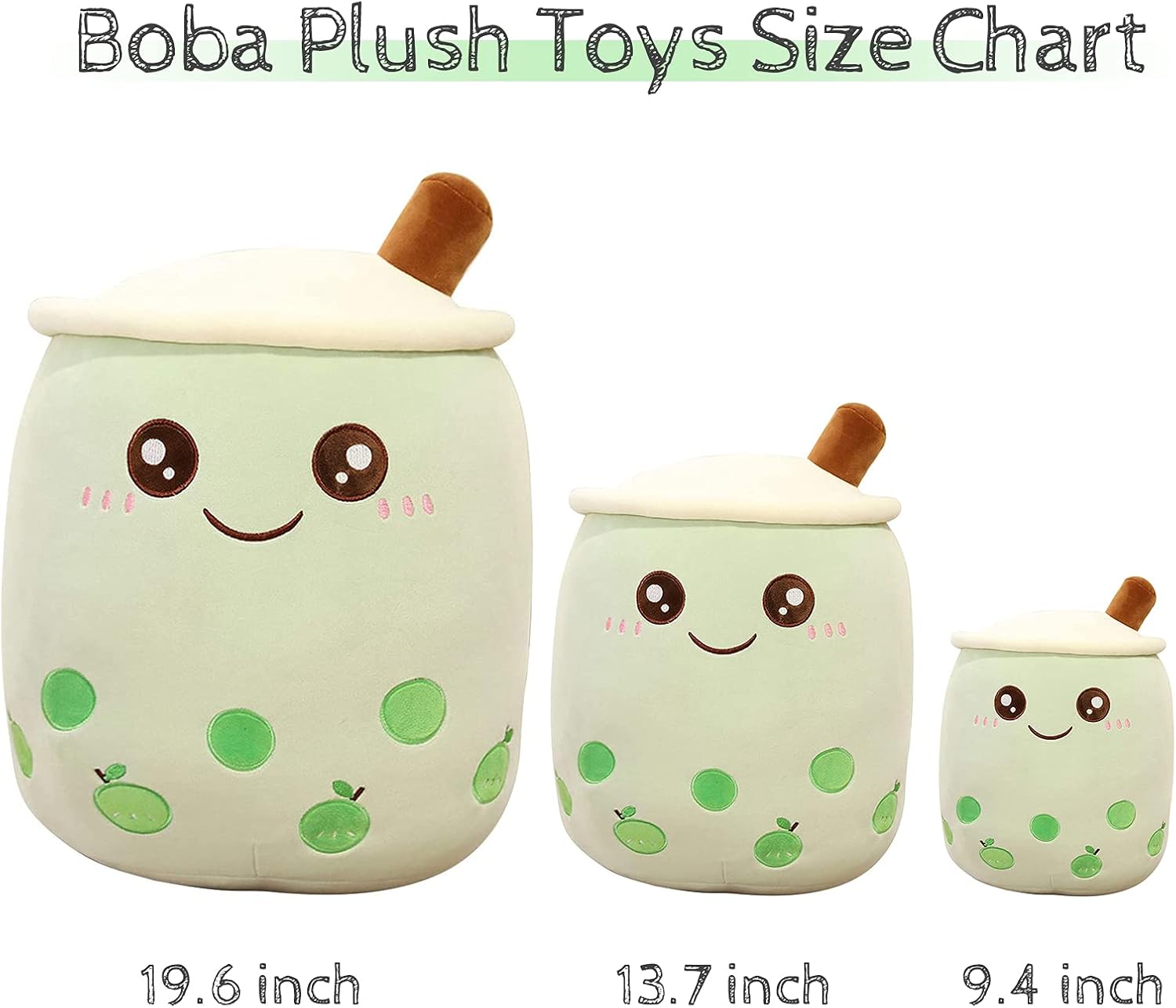 Cute Boba Plushie Pillow with Milk Tea Cup Design