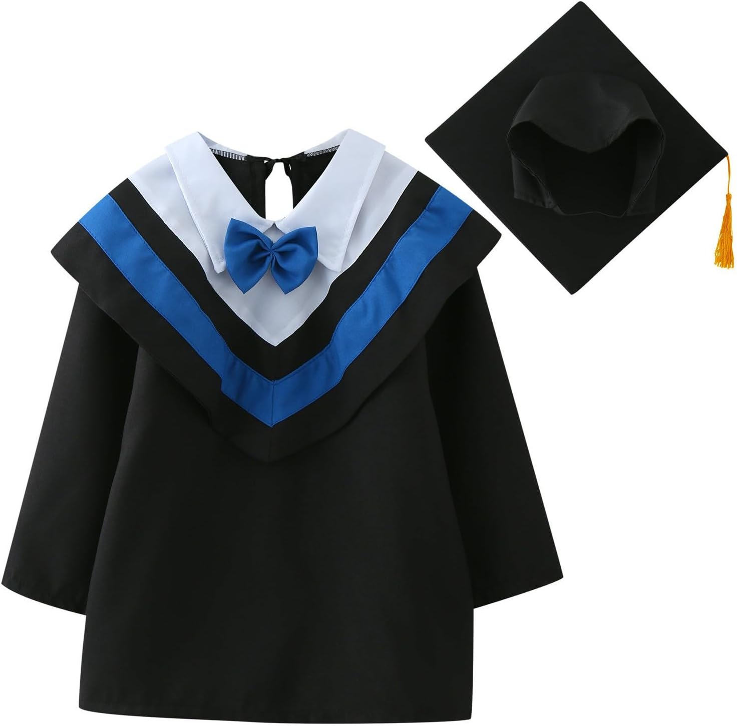 Toddler 2025 Cap and Gown Graduation Set for Kids