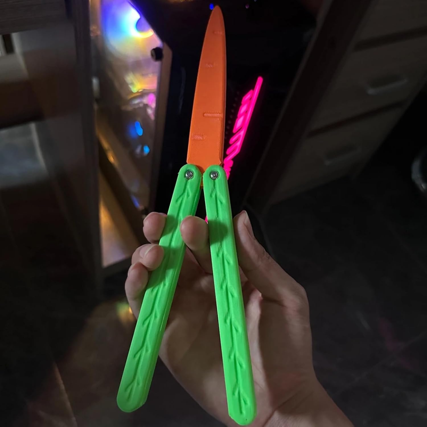 3D Printing Fidget Knife Toy - Pink