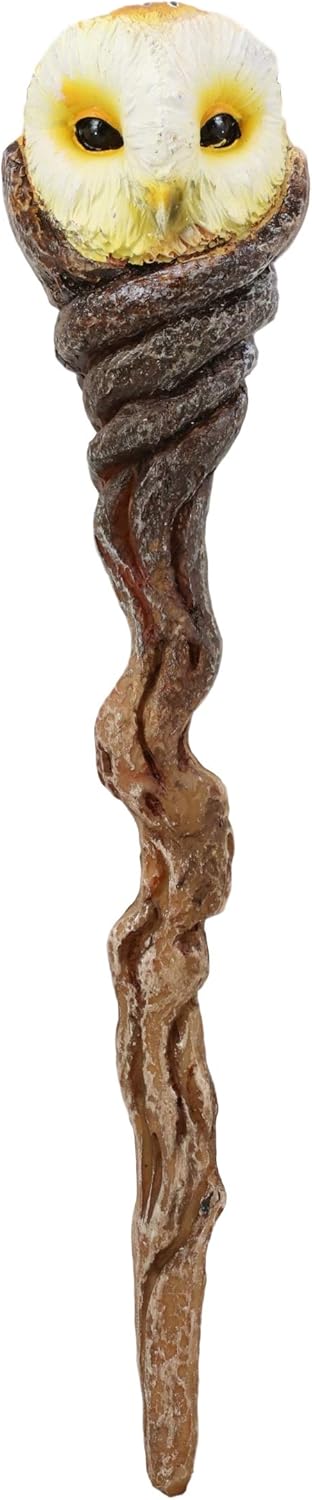 Ebros Magic Wand Wise Owl Of Artemis Decorative Prop