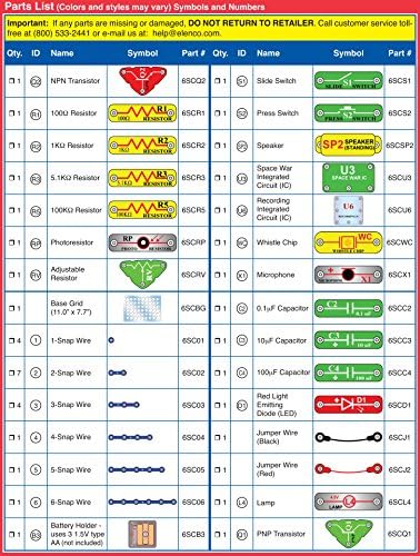 Snap Circuits 203 Electronics Kit 200 STEM Projects