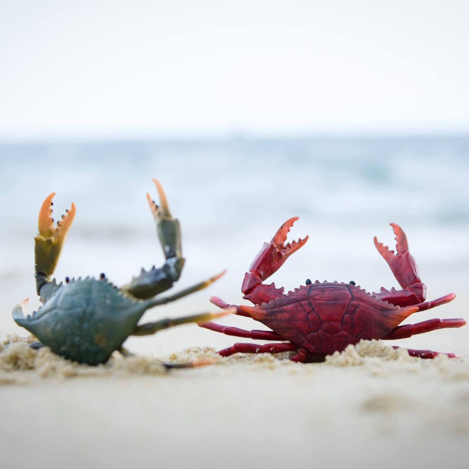 GeminiGenius Crabs Animal Figures for Kids