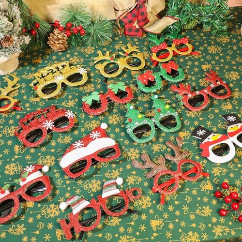 Kanayu 80 Pair Christmas Fun Glasses for Kids