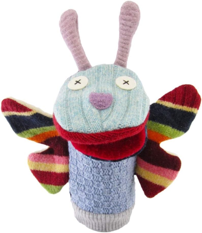 Cate and Levi Butterfly Hand Puppet - Eco-Friendly Handmade