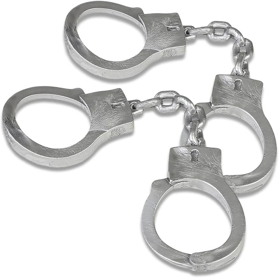 ArtCreativity 105 Inch Stretchy Handcuffs - Pack of 2