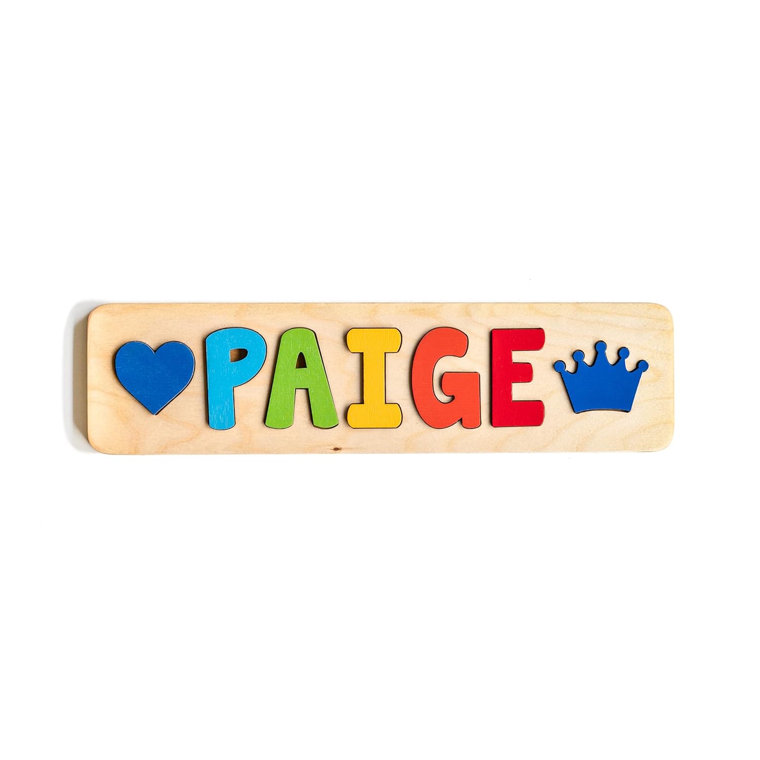 Personalized Wooden Name Puzzle for Kids - Butterfly Design
