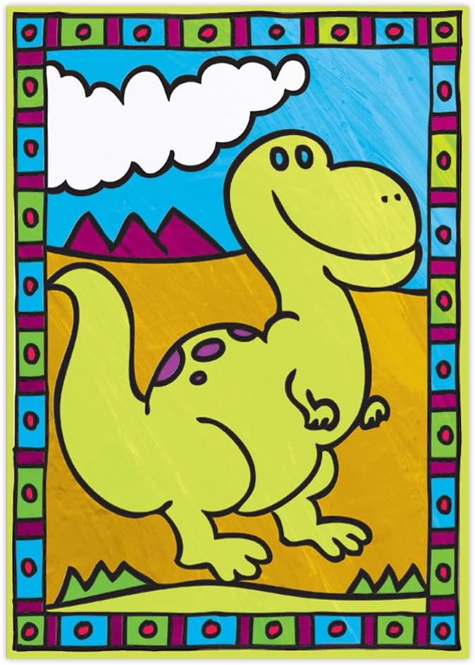 Royal Langnickel Paint by Number Kit - Dinosaurs Volcano 2Pkg