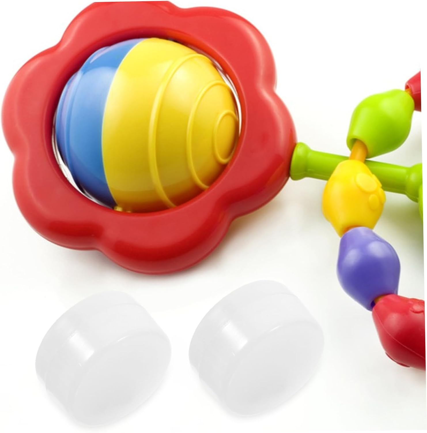 Garneck 50 Pcs Noise Maker Rattle Inserts for Baby Toys