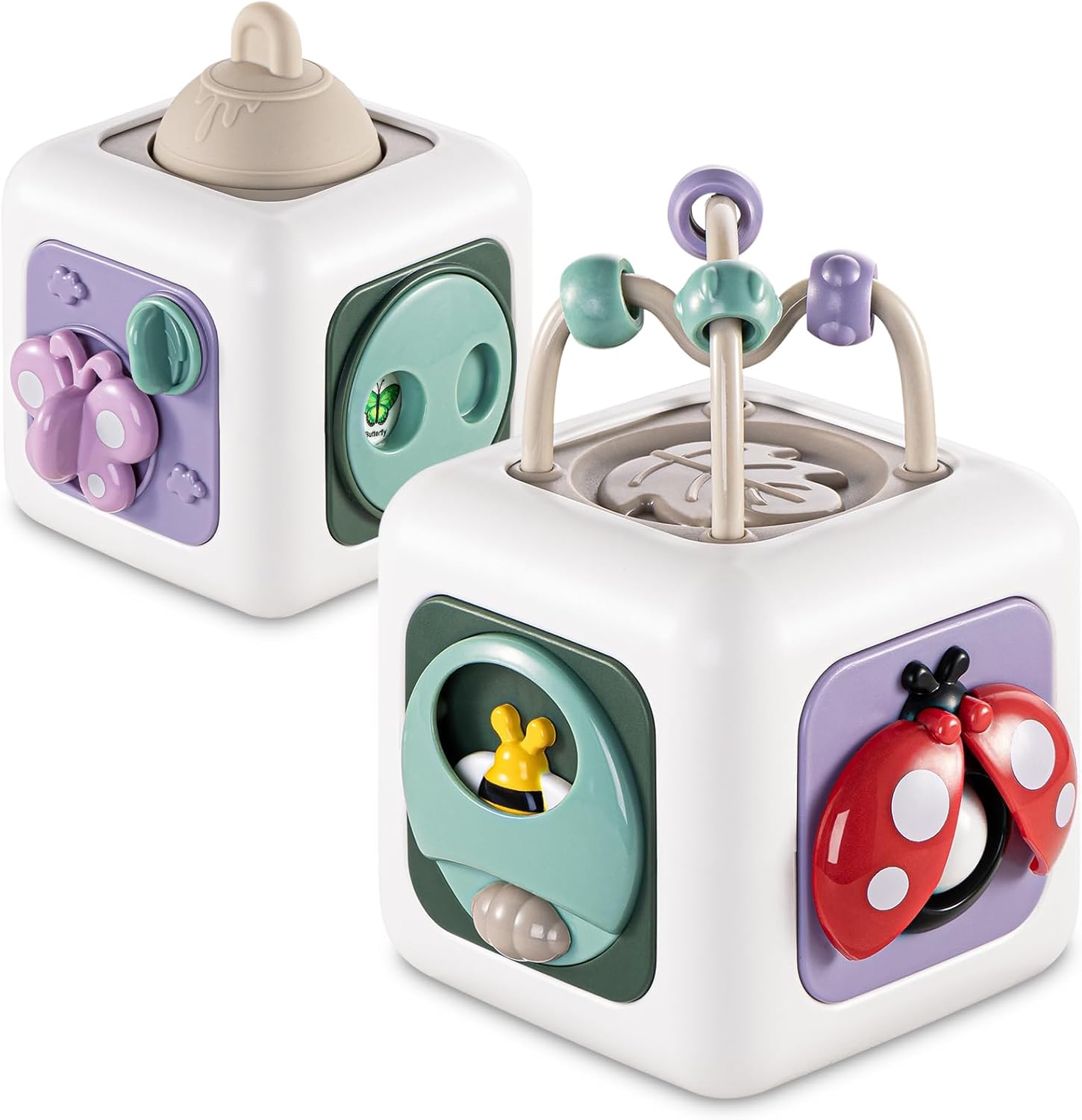 SOCBTNSO Baby Busy Board Cube for 1 Year Old