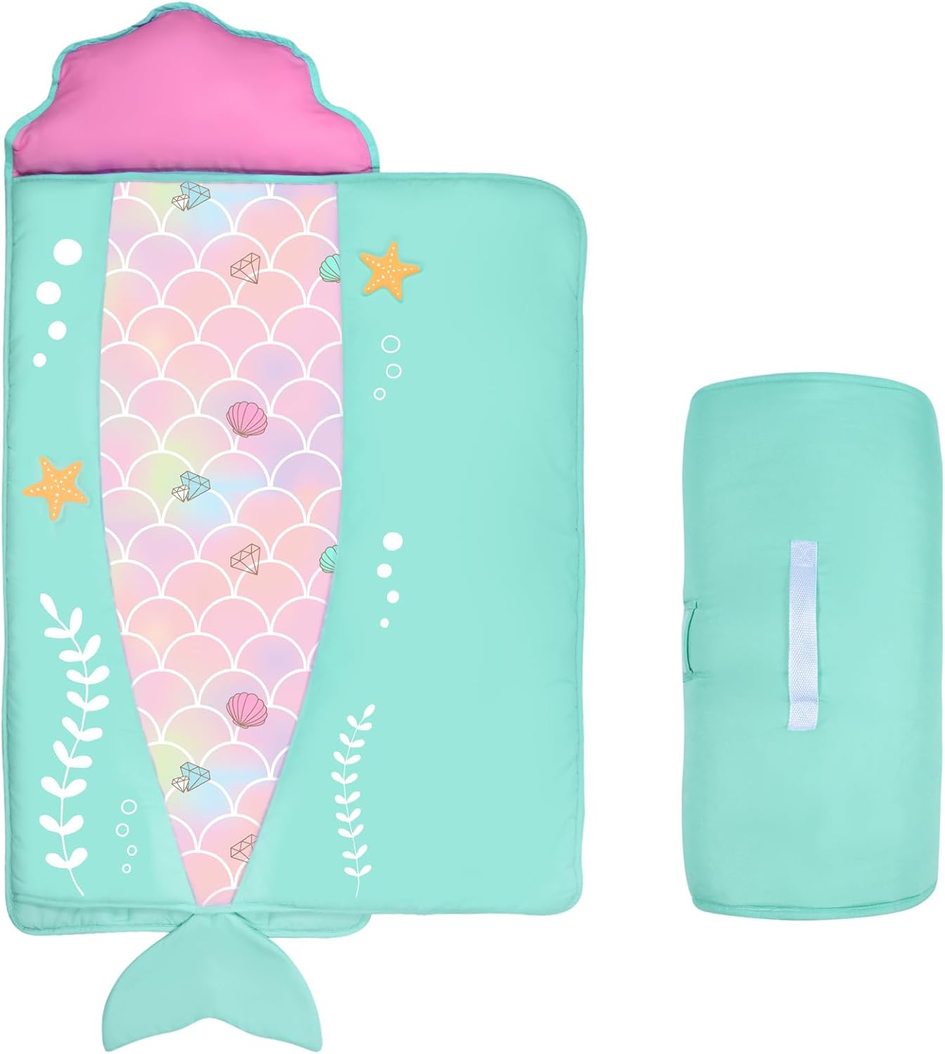 Cloele Toddler Nap Mat with Pillow and Blanket